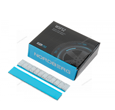 Грузики самоклеящиеся (12х5 г) Fe квадратные L=12 см, 50 лент W5FS2