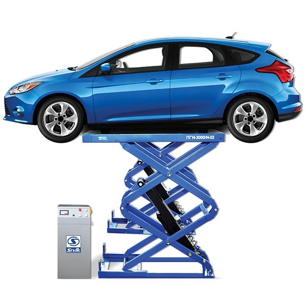 Подъемник ножничный электрогидравлический г/п 3т ПГН-3000 Н-02, SIVIK