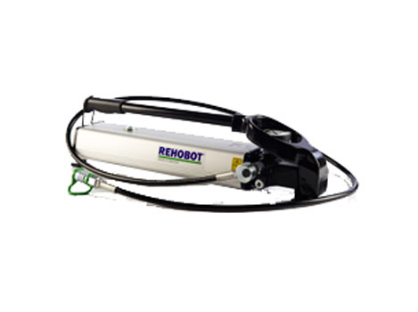 Насос гидравлический, ручной, двухступенчатый с манометром, БРС REHOBOT PHS70-2400/LS201 44413