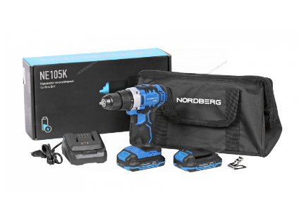 Шуруповерт аккумуляторный макс.диам. сверла 13 мм, 20 В, 50 Нм с 2 аккумуляторами и зарядным уст-вом