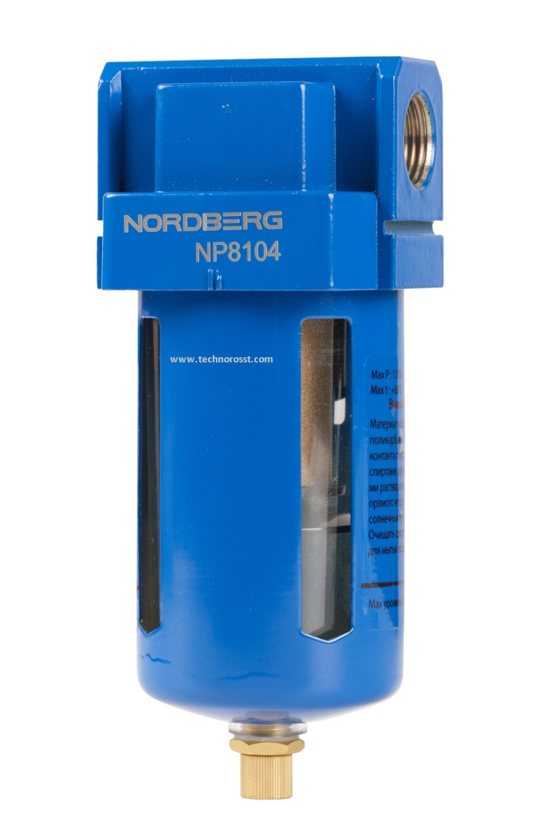 Фильтр воздушный 1/2", 4000 л/мин NORDBERG NP8104
