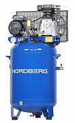 Компрессор вертикальный поршневой с ременной передачей 220 В, ресивер 150 л, 446 л/мин NORDBERG NCEV