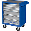 МАСТАК Тележка инструментальная серии «ОПТИМА», 6 полок, синяя 521-06581MB